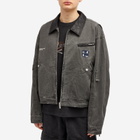 C2H4 Men's x mastermind JAPAN Mechanist Work Jacket in Volcanic Grey