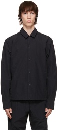 rag & bone Black Finlay Shirt Jacket