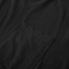 Les Tien Men's Lightweight Pocket T-Shirt in Jet Black