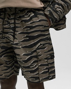 Patta Tiger Stripe Camo Cargo Ripstop Shorts Black - Mens - Casual Shorts