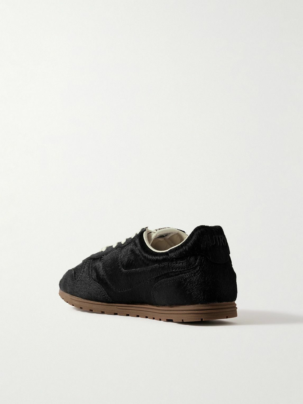 Autry - Windspin Pony Hair Sneakers - Black
