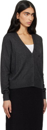 Isabel Marant Gray Carline Essential Fluid Knit Cardigan