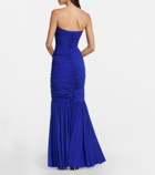 Norma Kamali Slinky strapless jersey gown