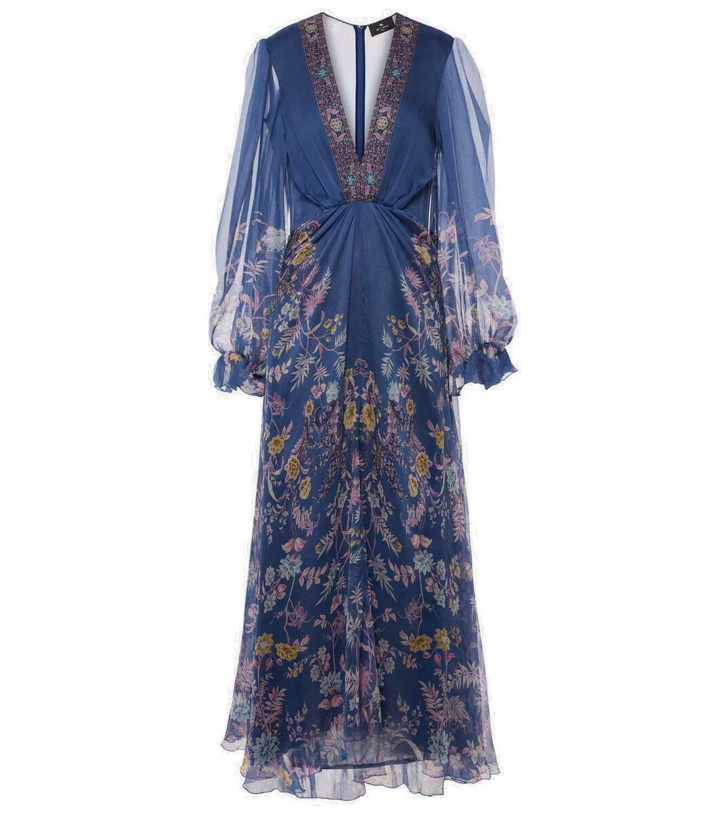 Photo: Etro Printed silk gown