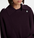 Jardin des Orangers Cropped wool and cashmere trench coat