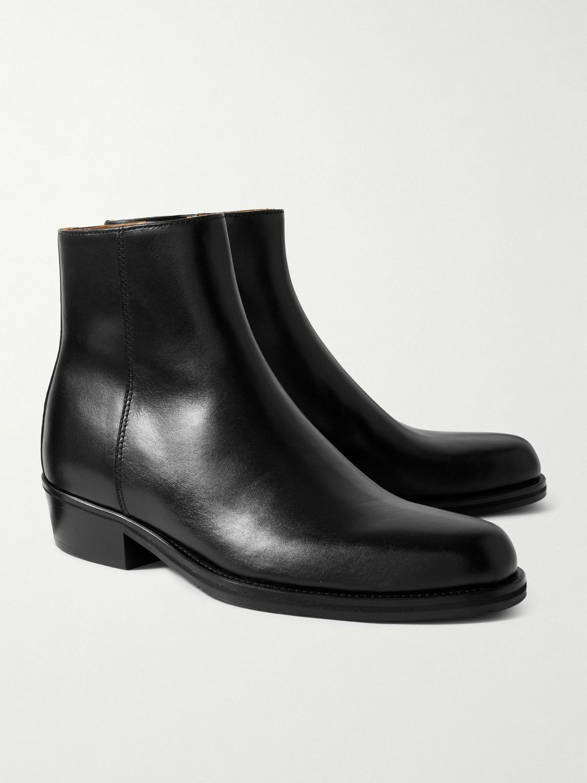 Mr P. - Oscar Leather Boots - Black
