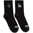 Marcelo Burlon County of Milan Black L.A. Dodgers Short Socks