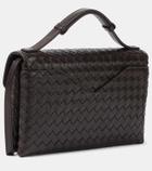 Bottega Veneta Knot Lock Intrecciato leather crossbody bag