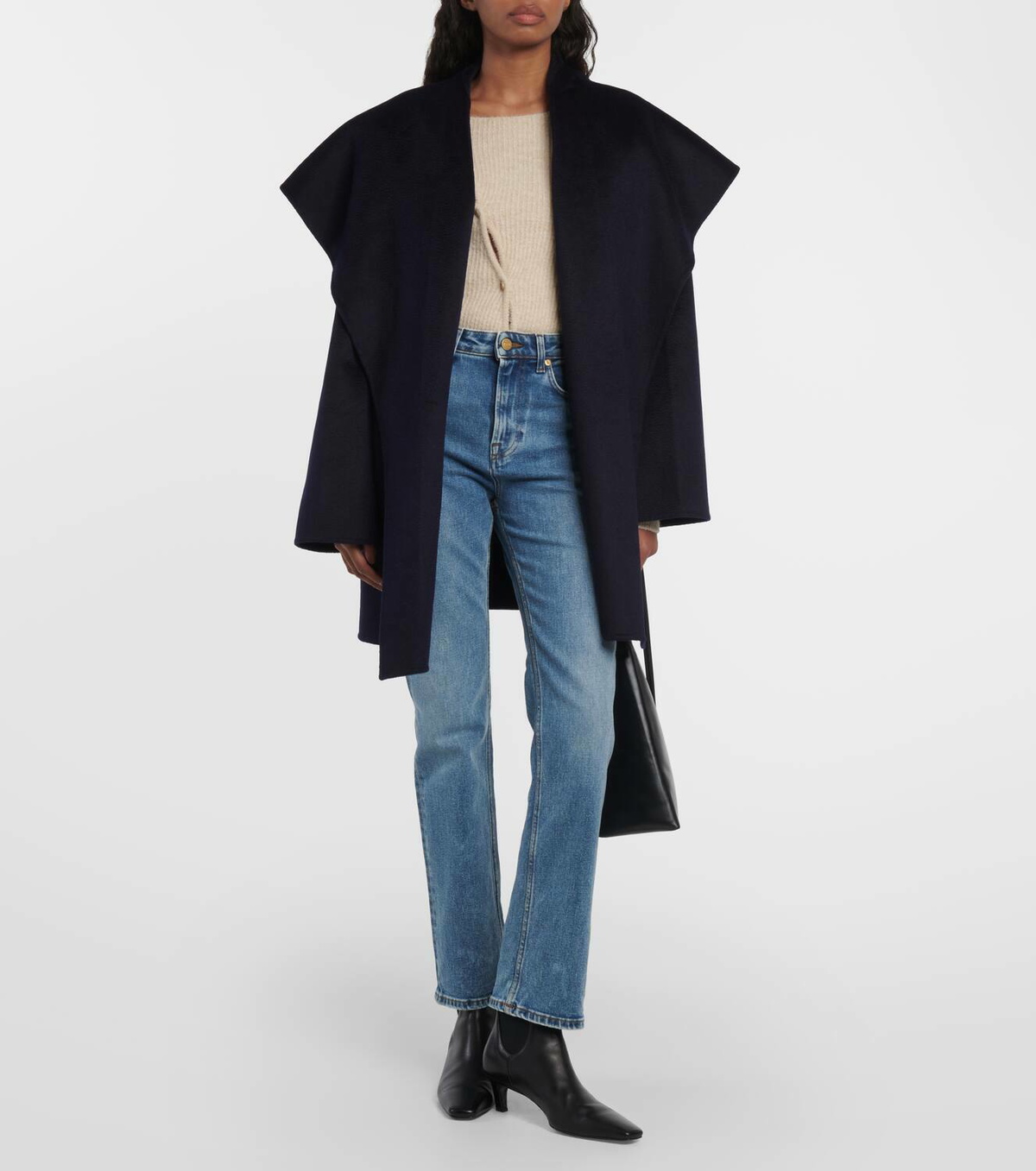Tove Senta belted wool coat