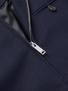 Incotex - Virgin Wool-Blend Bomber Jacket - Blue