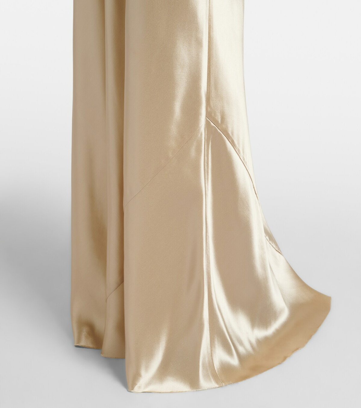 Miu Miu Bow-detail satin gown