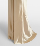 Miu Miu Bow-detail satin gown