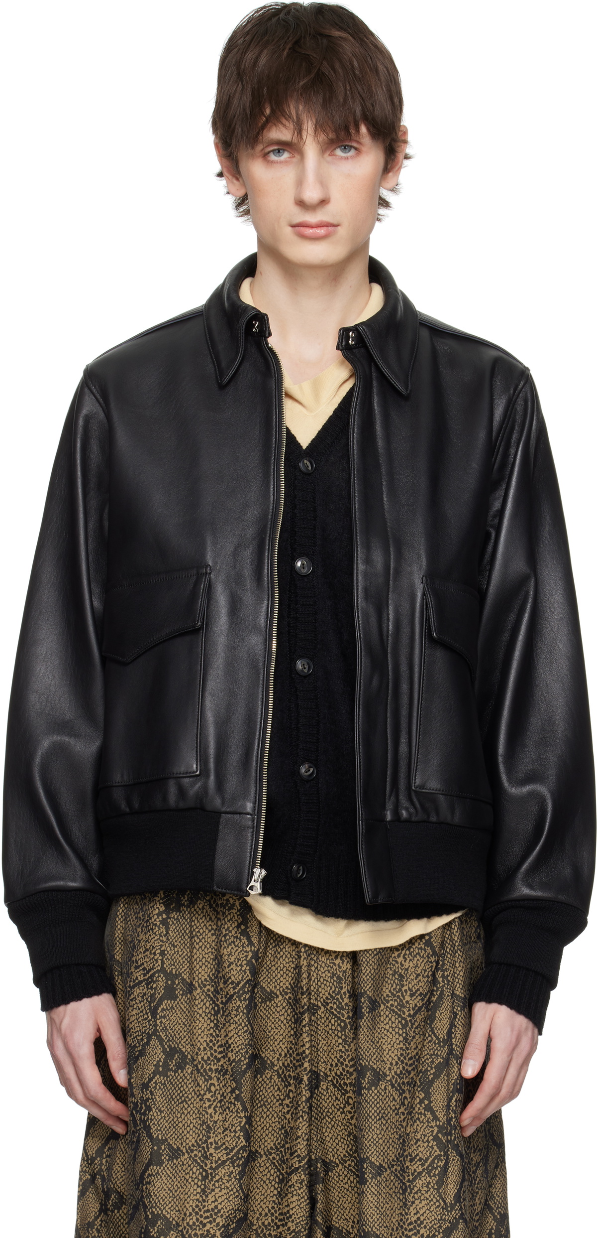 WACKO MARIA Black 56 Tattoo Studio Edition Coach Jacket