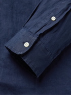 POLO RALPH LAUREN - Slim-Fit Button-Down Collar Linen Shirt - Blue