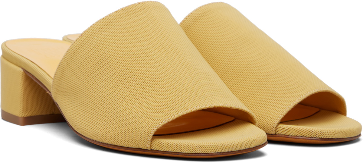 Maryam Nassir Zadeh Yellow Sophie Heeled Sandals