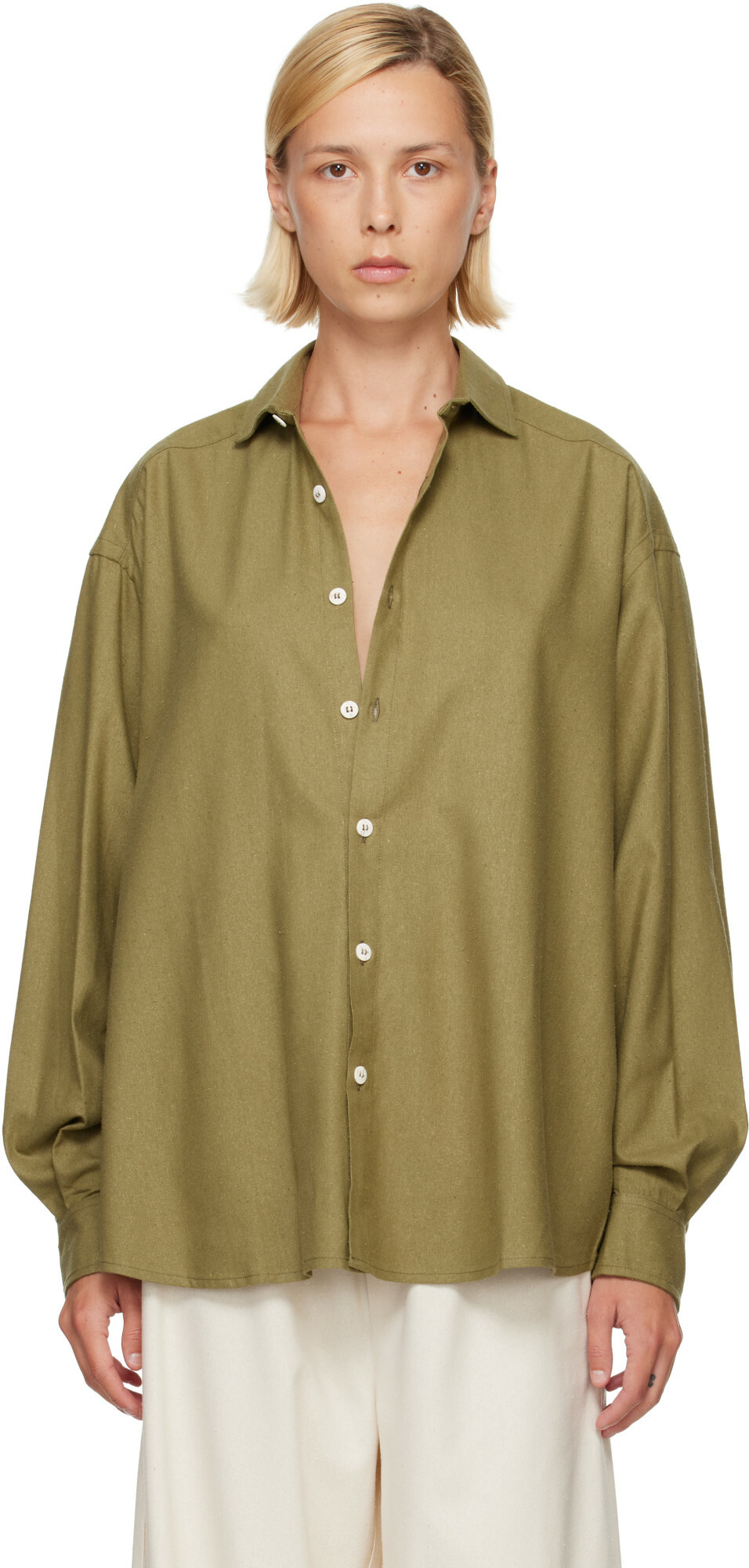 Baserange Green Wild Shirt