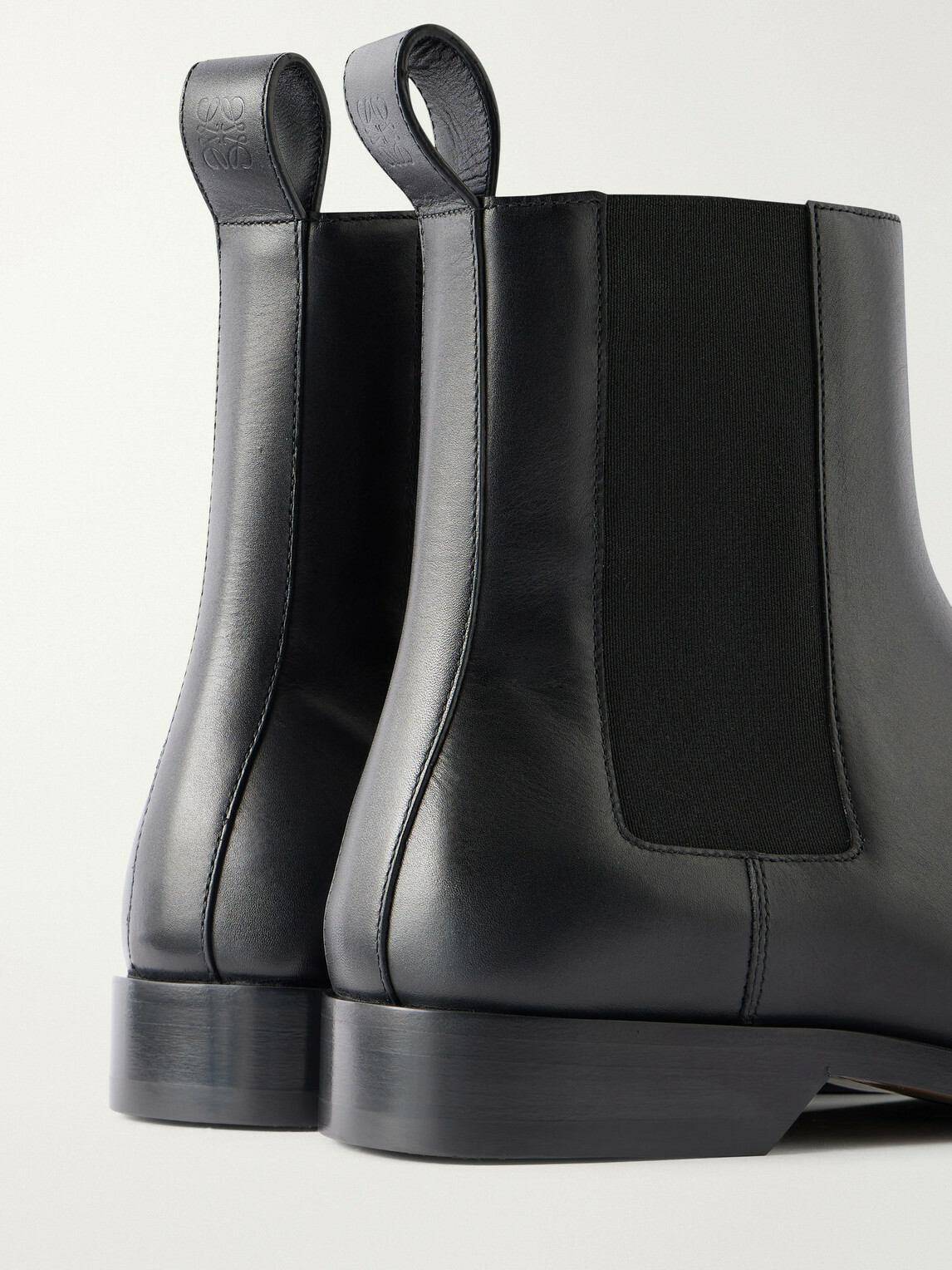 LOEWE - Bobine Leather Chelsea Boots - Black