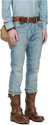 RRL Blue Slim Fit Jeans