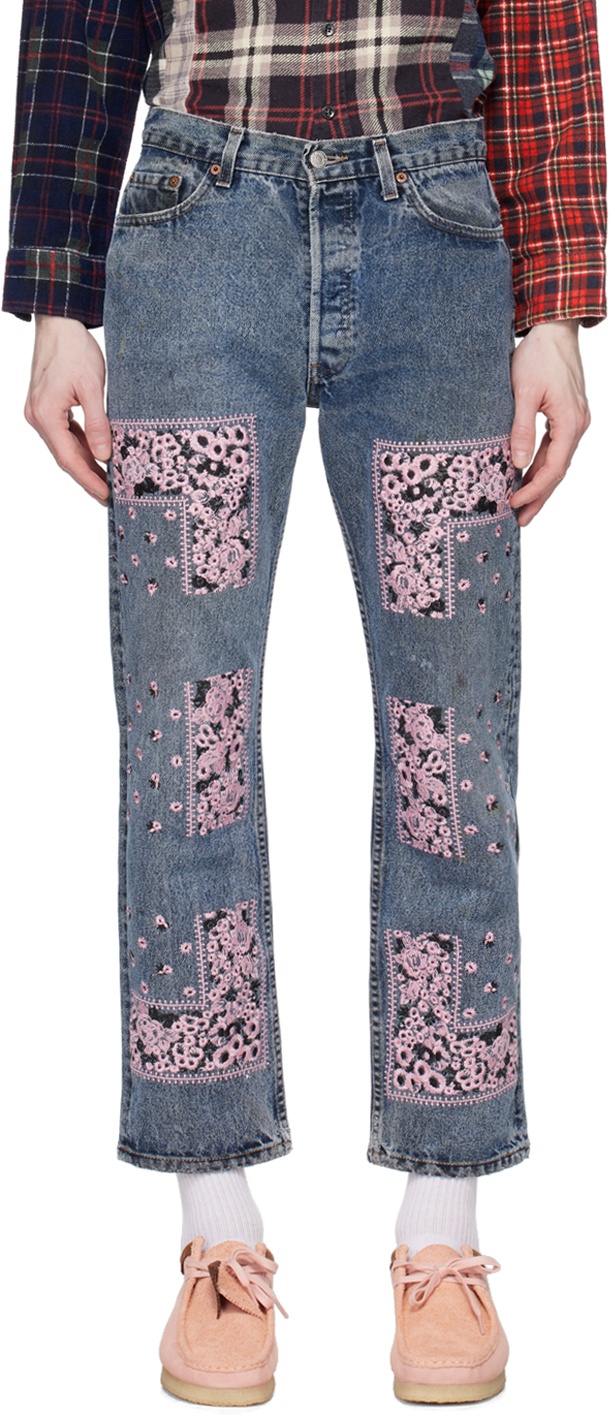 NOMA t.d. Blue Embroidered Jeans NOMA t.d.