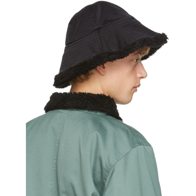 Vyner Articles Black Teddy Bucket Hat Vyner Articles