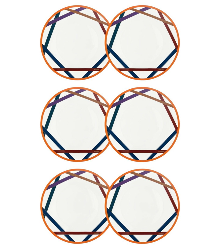 Photo: Missoni Nastri set of 6 dinner plates
