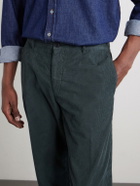 Slowear - Straight-Leg Cotton-Corduroy Trousers - Green