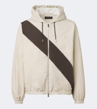 Wales Bonner Kalpa hooded cotton-blend jacket