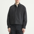 Jil Sander Men's Nylon Shirt Jacket in Black