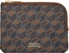 UNDERCOVER Brown UCU9P91-01 'Fuck' Pattern Pouch