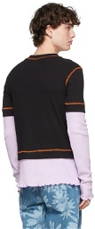 Phlemuns SSENSE Exclusive Black 2 In 1 Long Sleeve T-Shirt