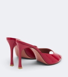 Amina Muaddi Alexa patent leather mules
