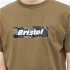 F.C. Real Bristol Men's FC Real Bristol Box Logo T-Shirt in Beige