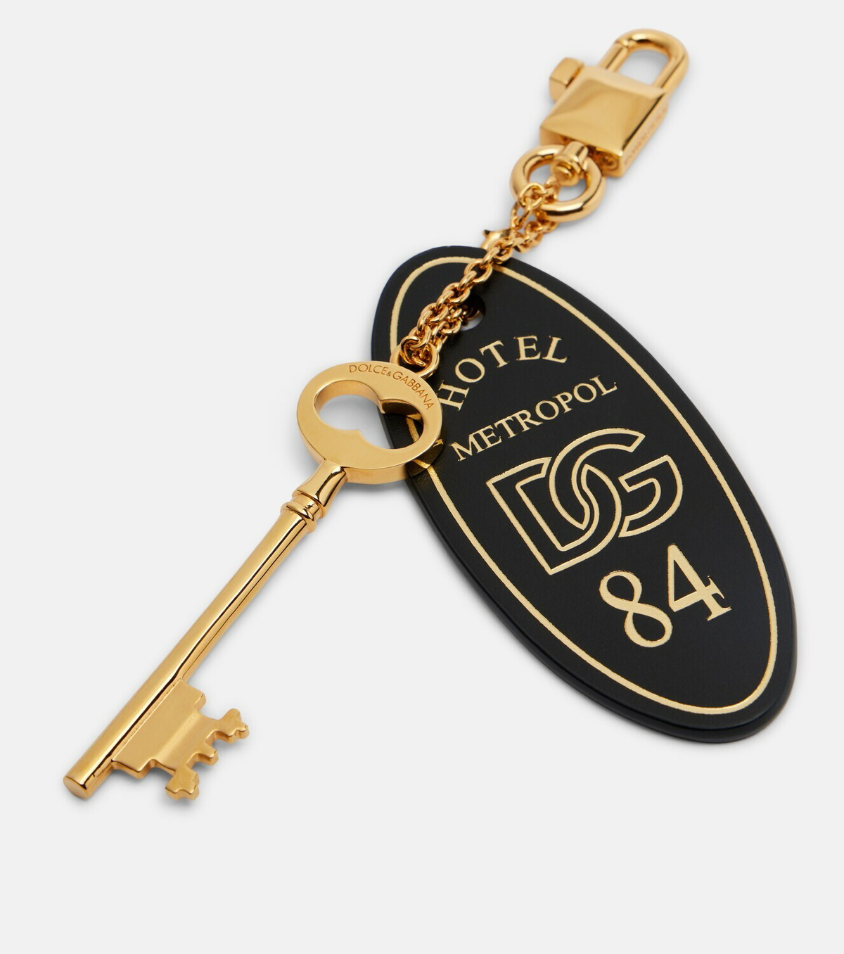 Dolce&Gabbana Leather-trimmed bag charm