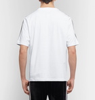 adidas Consortium - Have a Good Time Logo-Embroidered Striped Cotton-Jersey T-Shirt - Men - White