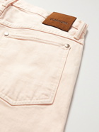 TOM FORD - Slim-Fit Selvedge Stretch-Denim Jeans - Pink