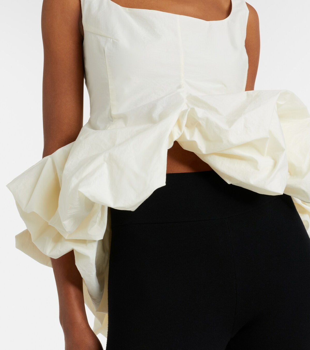 Magda Butrym Gathered peplum top