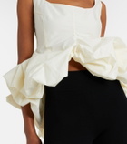 Magda Butrym Gathered peplum top