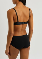 Wolford Sheer Touch Satin Push-up bra Black