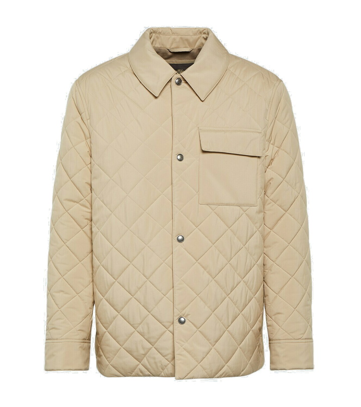 Photo: Loro Piana Ampay quilted overshirt