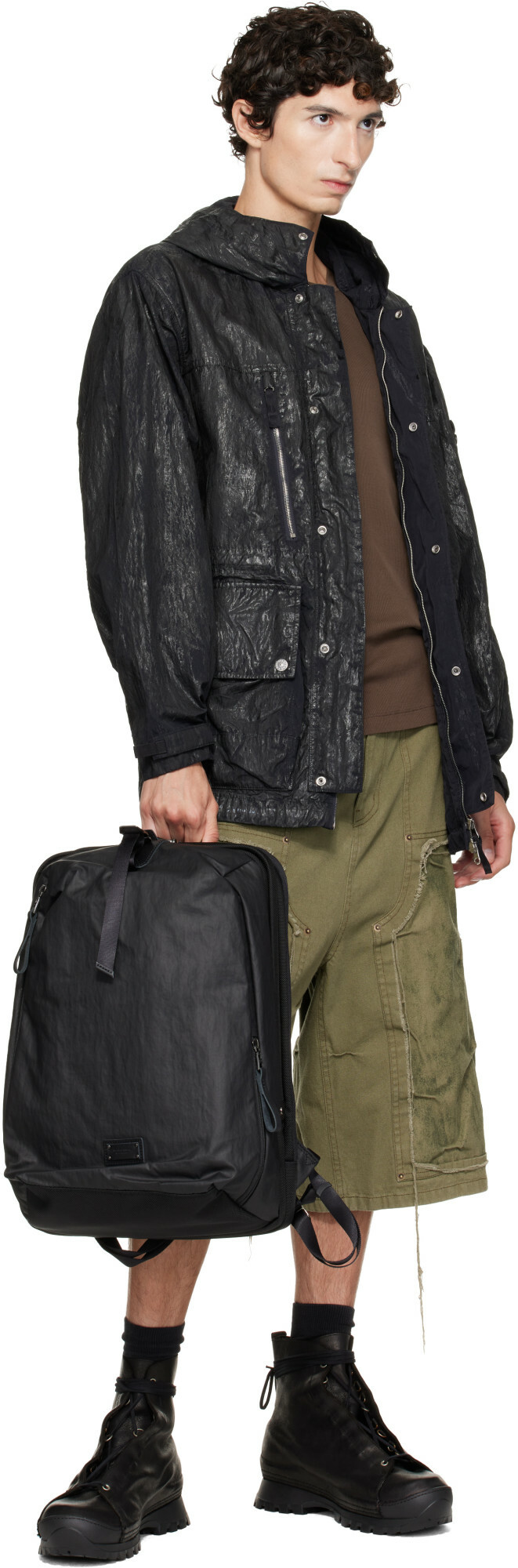 master-piece Black Bump L Backpack