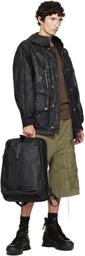master-piece Black Bump L Backpack