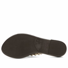 Melissa Women's x Ganni Leopard Flip Flop Slim in Brown