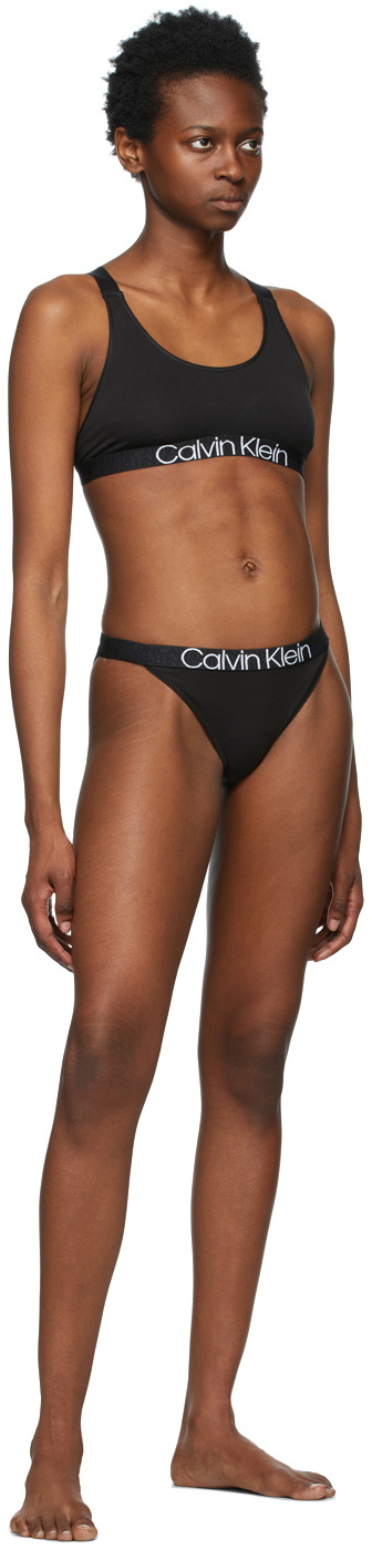 Calvin Klein Underwear Logo Waistband High-Leg Tanga Briefs