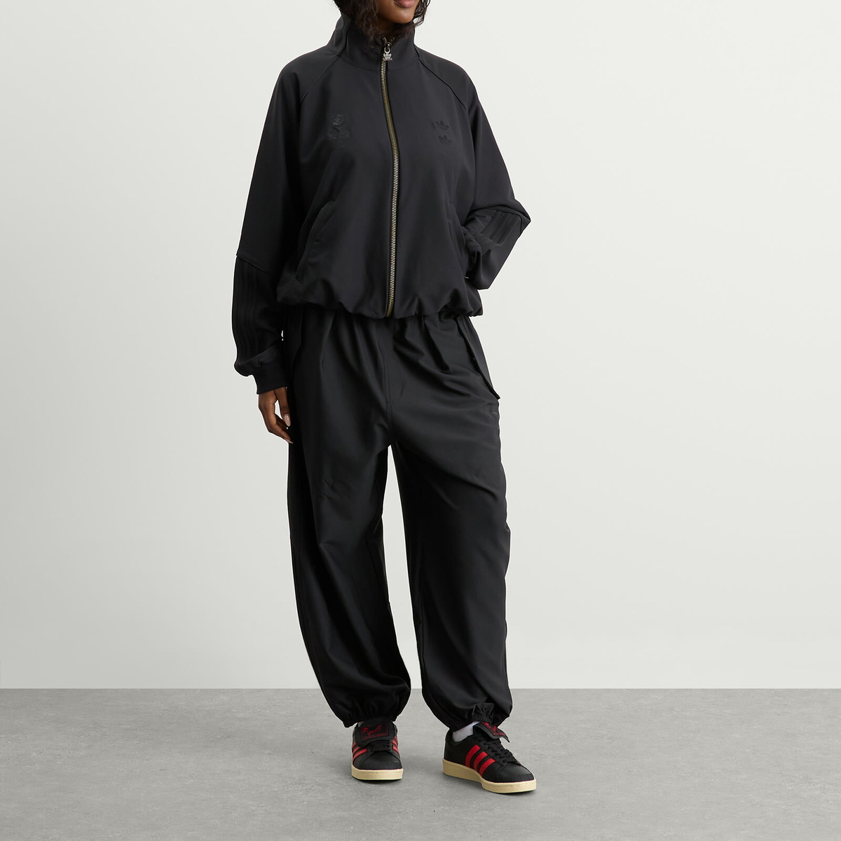 Adidas x Willy Chavarria Twill Track Jacket in Black