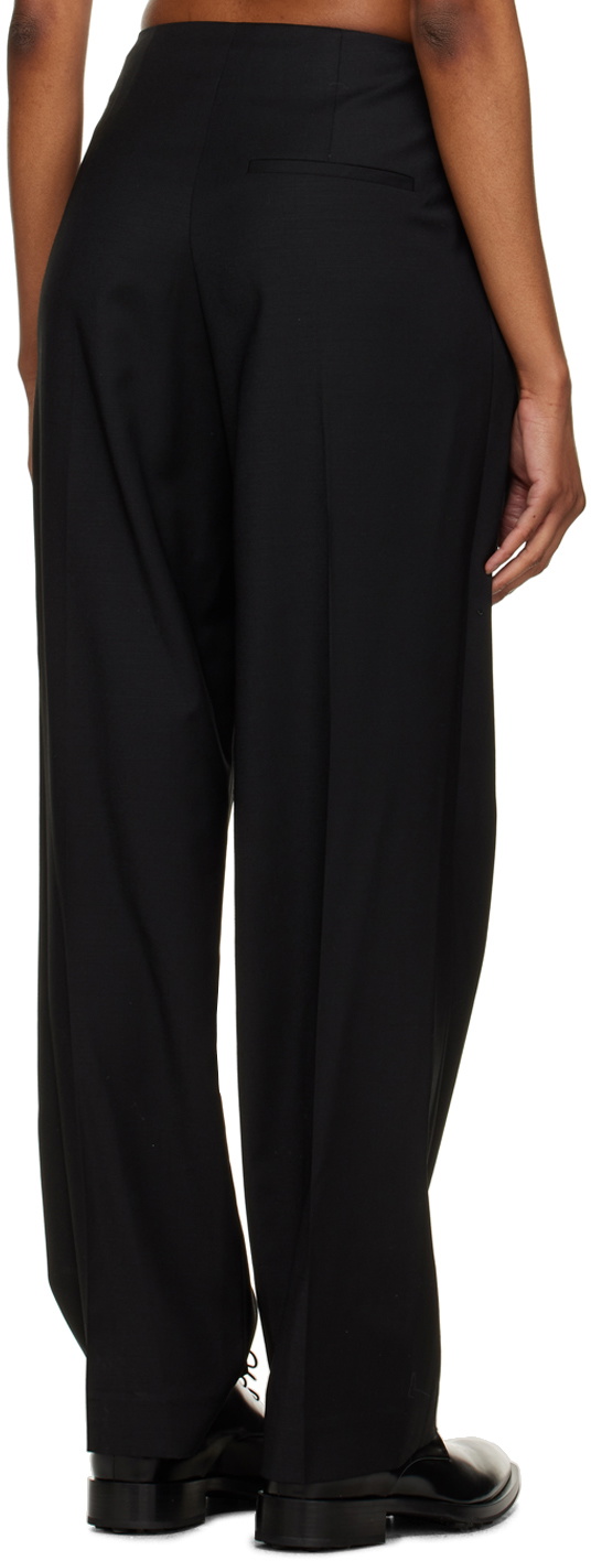 LOW CLASSIC Black Low Rise Trousers Low Classic