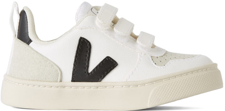 Photo: Veja Baby White & Black V-10 Sneakers