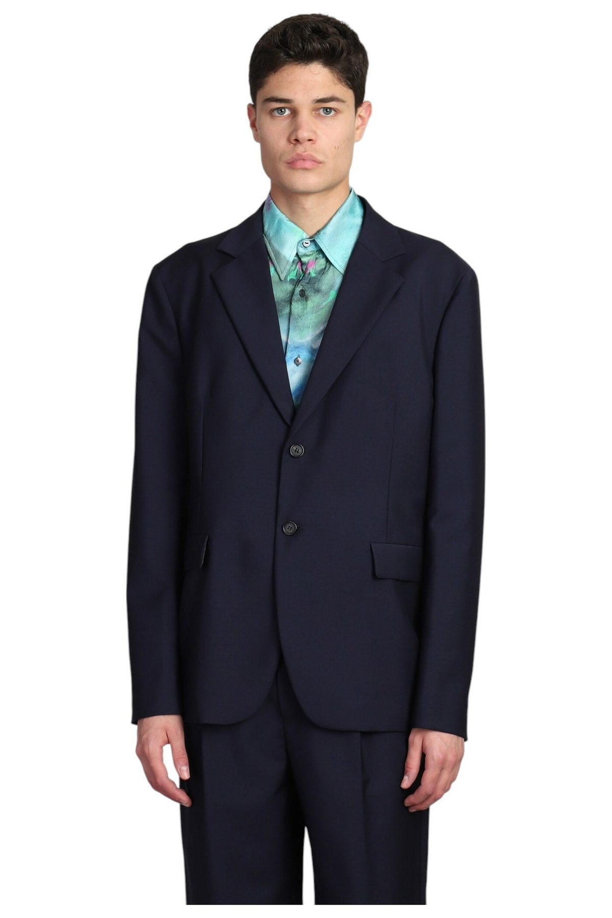 Acne Studios Men's Omagi Wool Embroidered Jacket in Pale