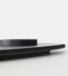 Serax Dune wooden platter and bowl by Kelly Wearstler
