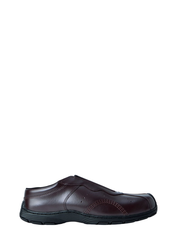 Photo: Dr. Martens Aurix Oxblood Satin Finish Leather Slip Ons