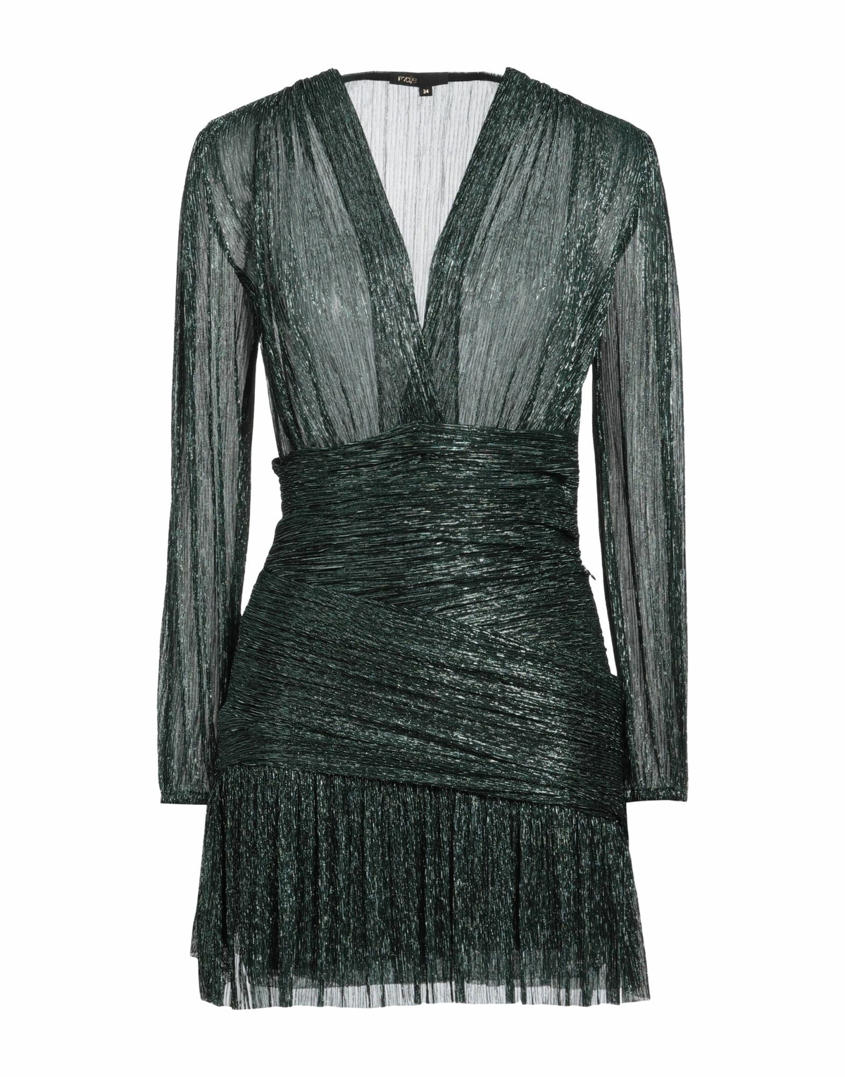 Maje Womens Mini dress Emerald in Green